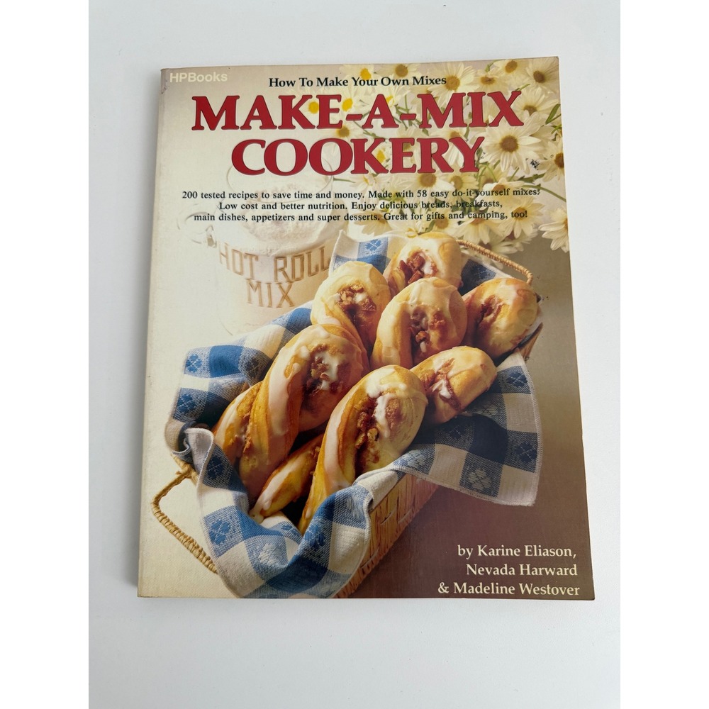 Make-A-Mix Cookery Cookbook Karine‎ Eliason Vintage 1978 Recipes DIY Mixes